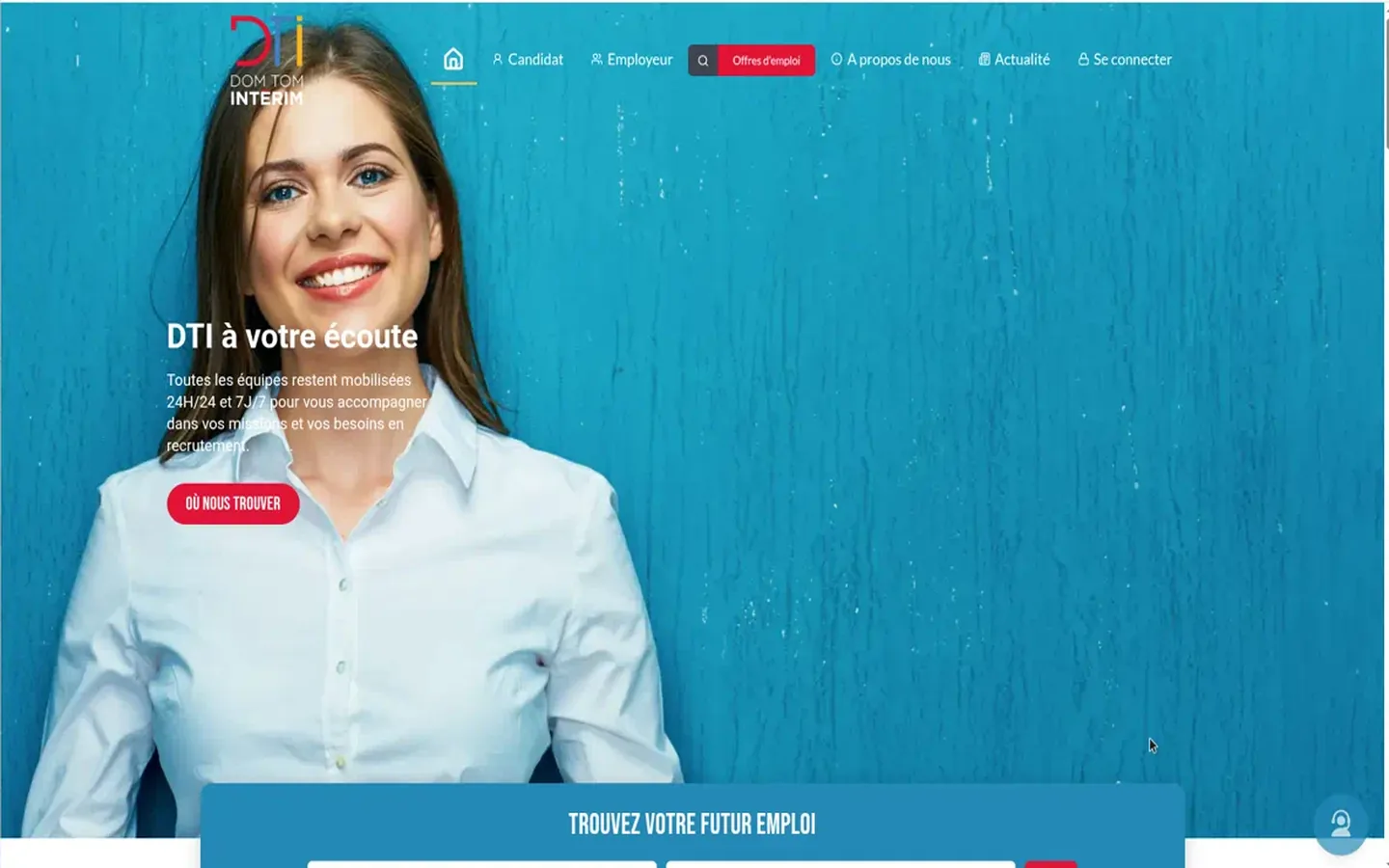 DT Interim — موقع وكالة توظيف