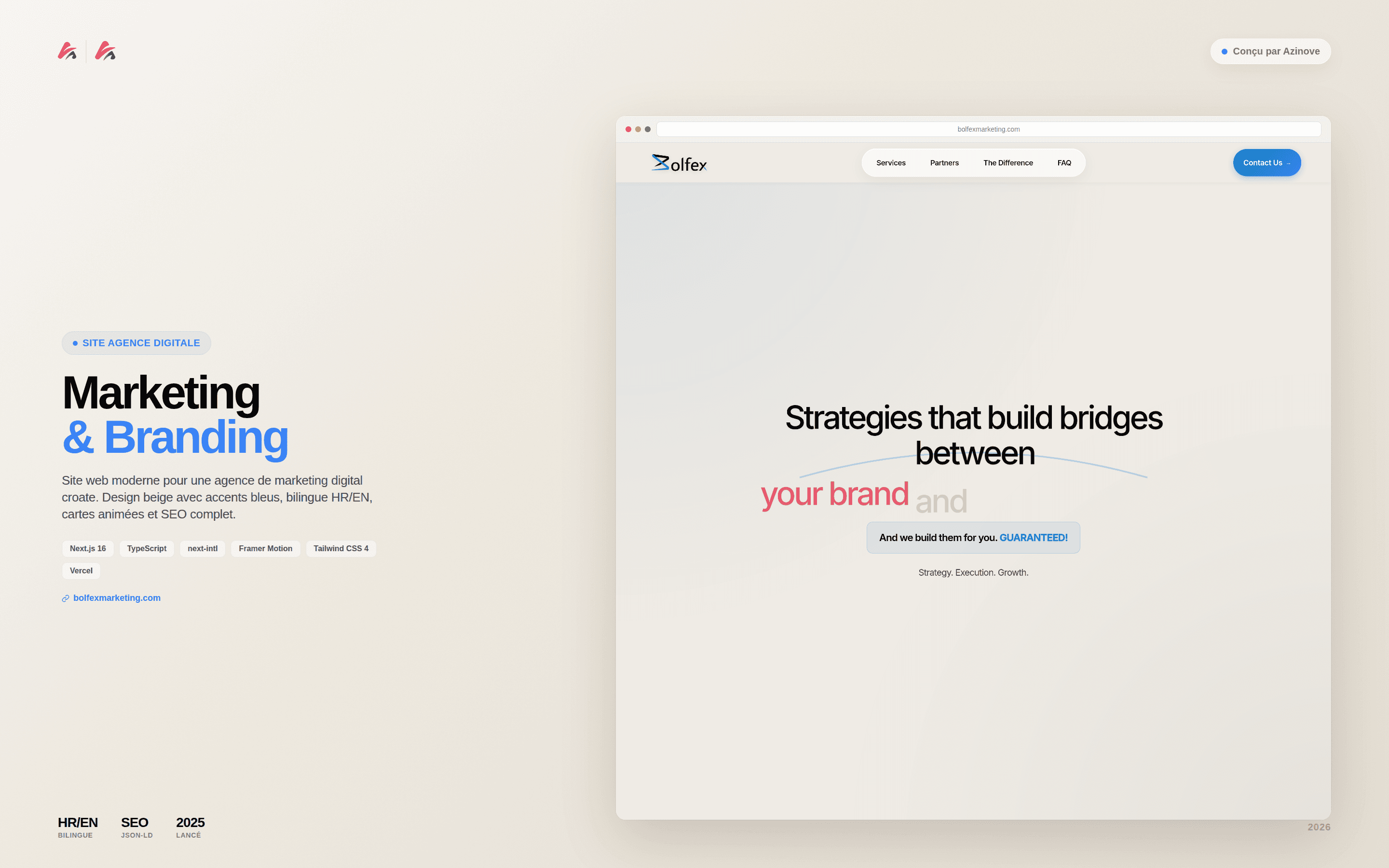 Bolfex Marketing - Site Web Agence Digitale