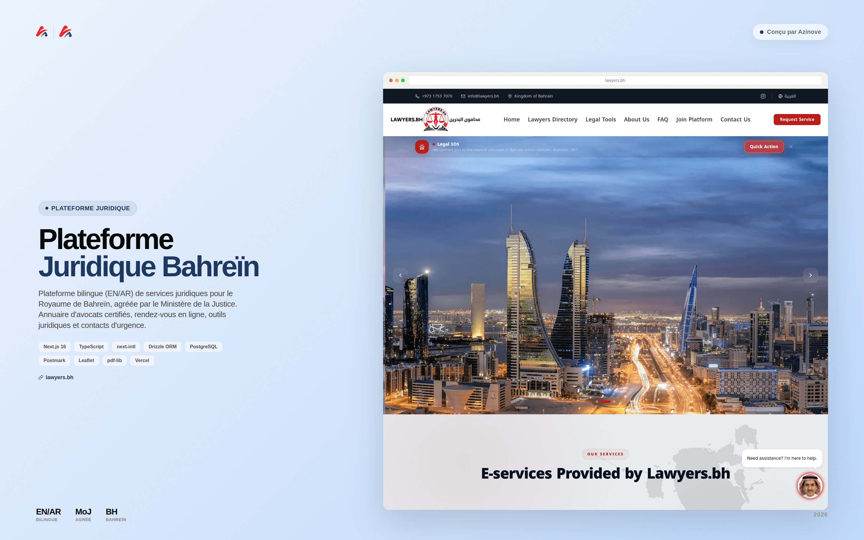 Lawyers.bh — Marketplace de services juridiques du Bahreïn