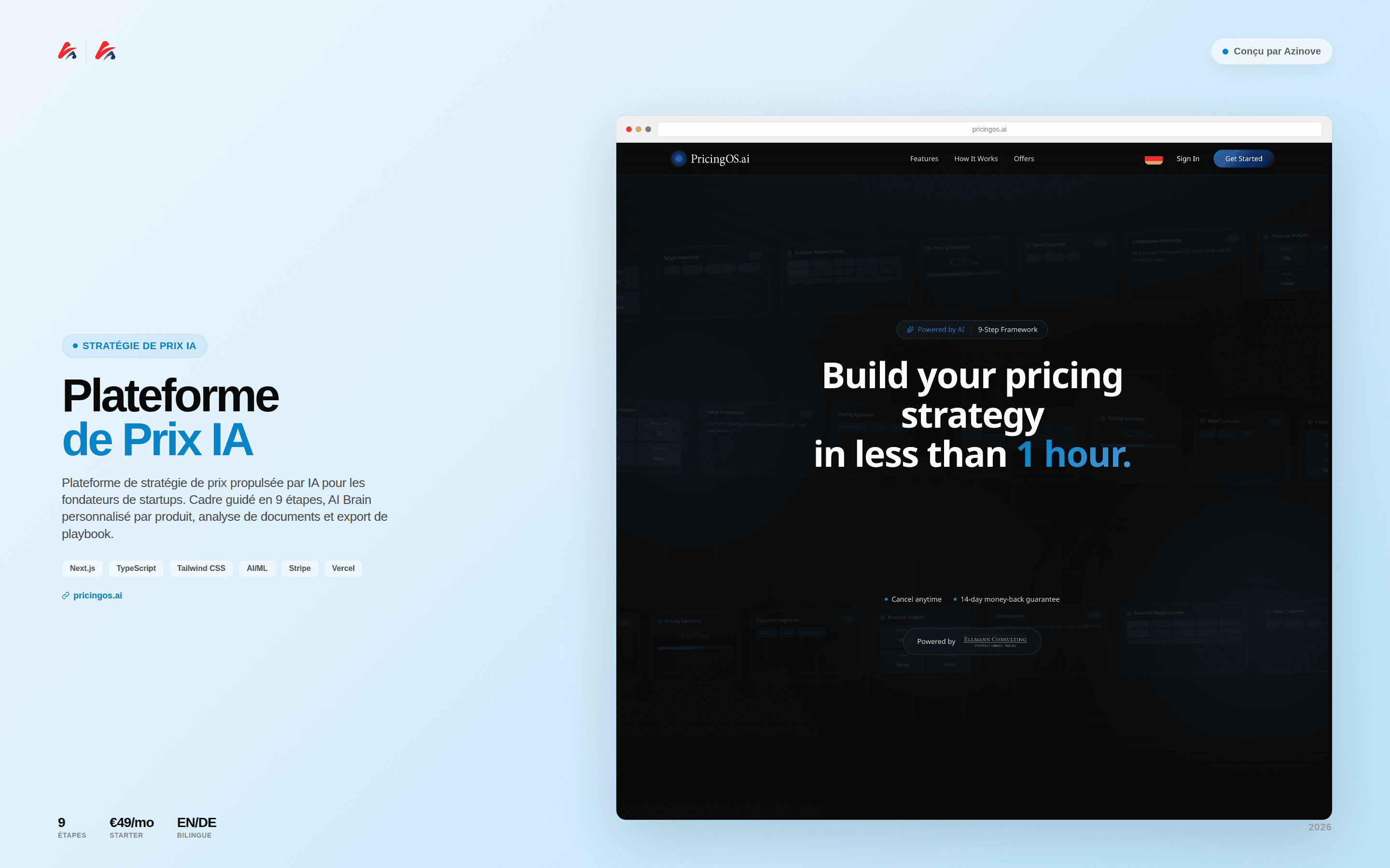 PricingOS - Plateforme IA de Prix